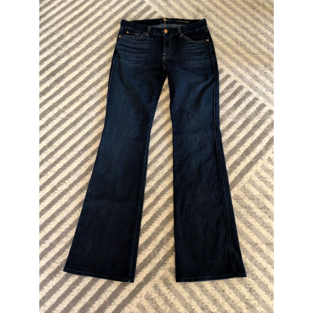 7 For All Mankind Dark Wash Flare Jean Size 29